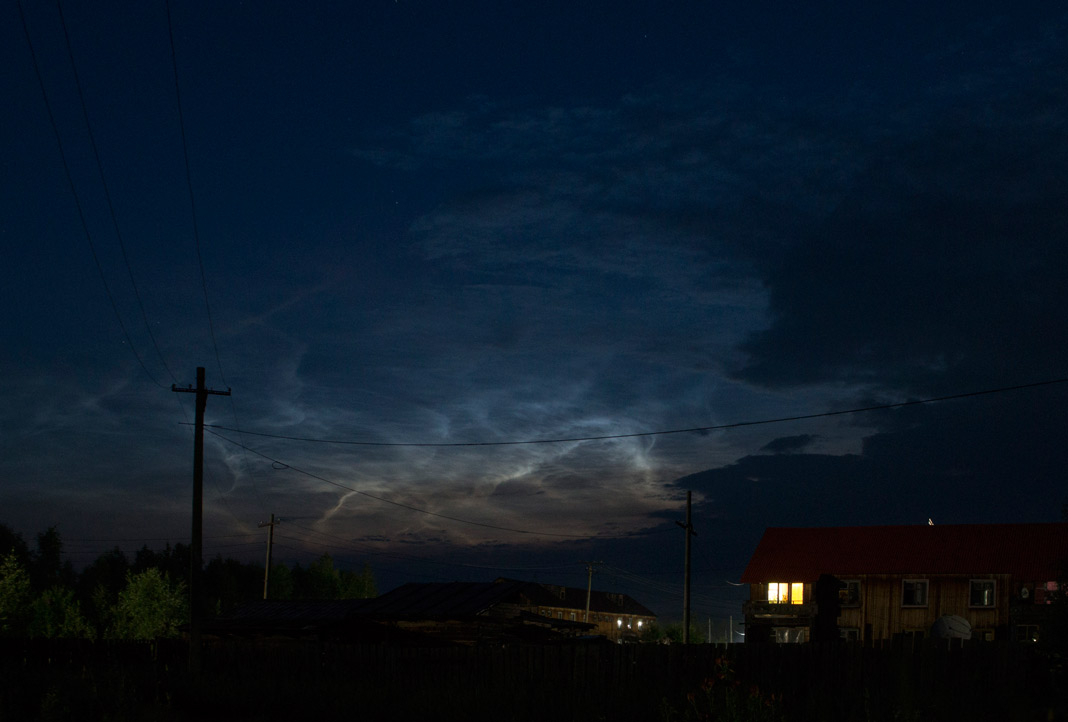 Серебристые облака в Кунерме