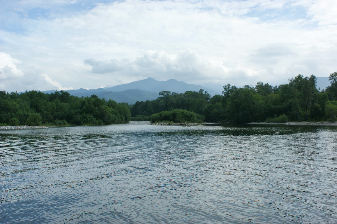Река Солзан на мысе Немчинова
