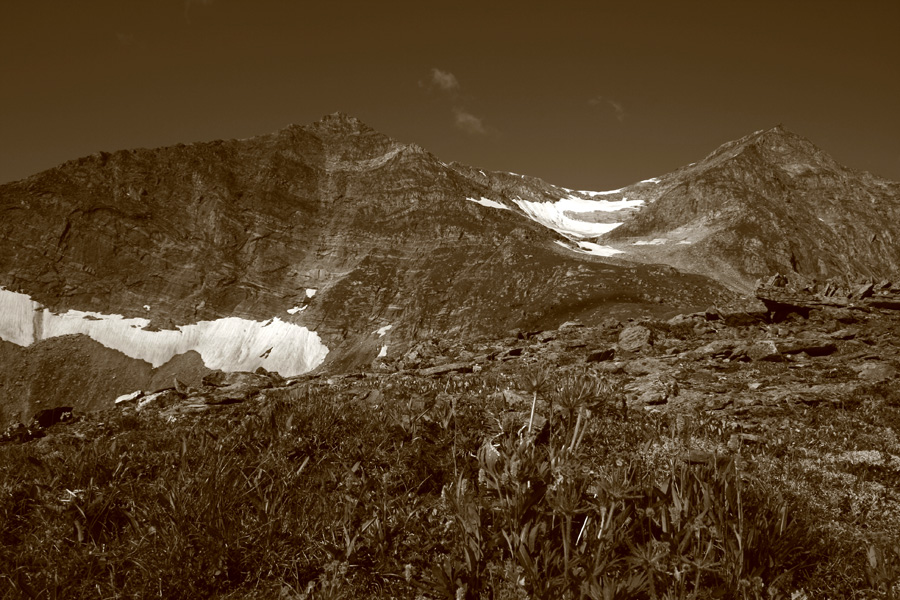 Чатыг-Хемский ледник и перевал Уфимский