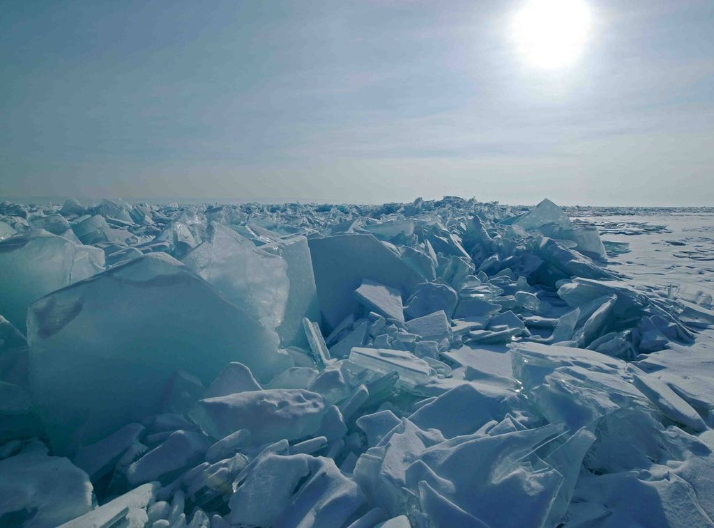 Северный ледовитый океан хаос торосов долгая