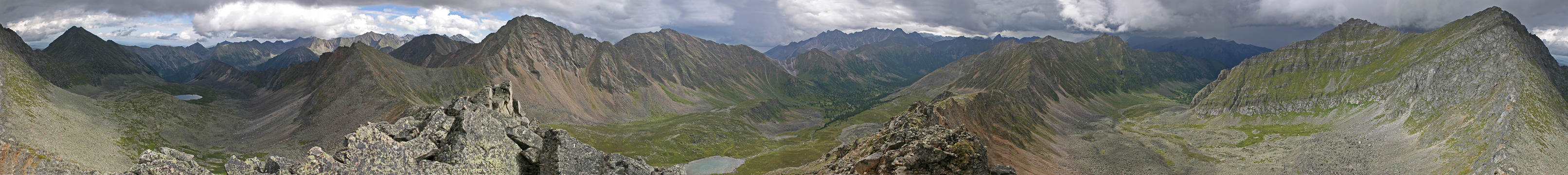 Панорама долин рек Белокопытки, Федюшки и Хабарая
