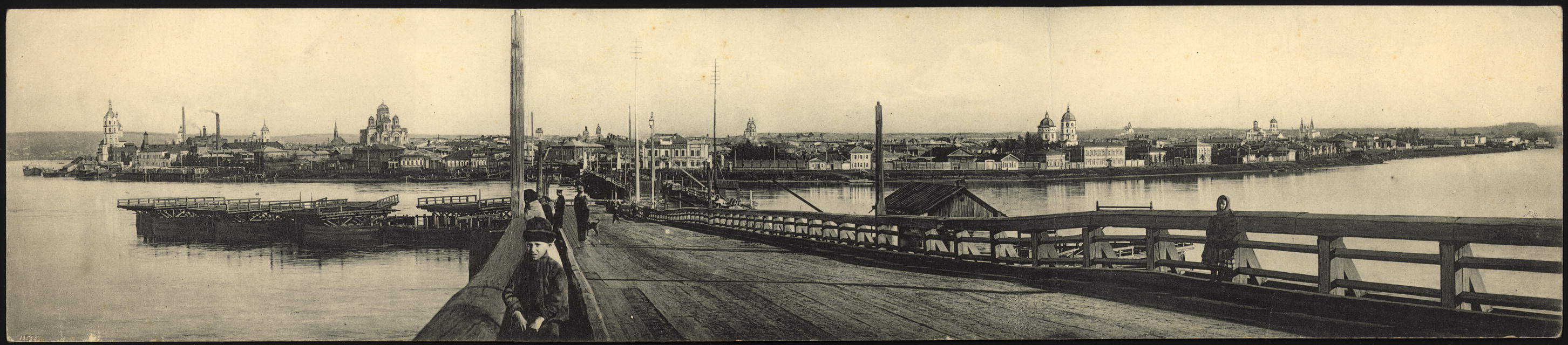 Иркутска 19 век мост Иркутск