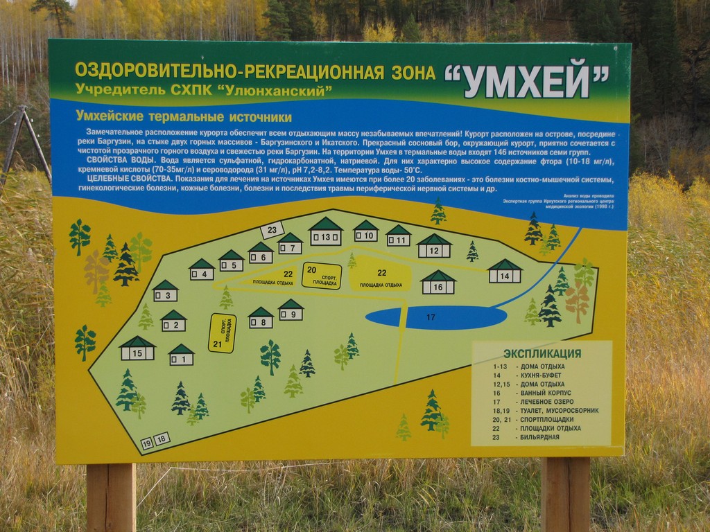 План курорта горячинск - 80 фото